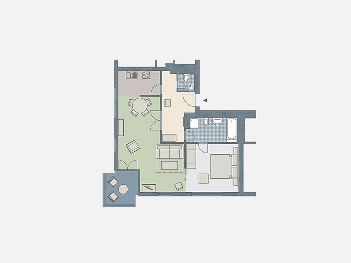 Kaiservillen Heringsdorf - Ferienwohnung Mit 1 Schlafzimmer Und Balkon D232 Εξωτερικό φωτογραφία